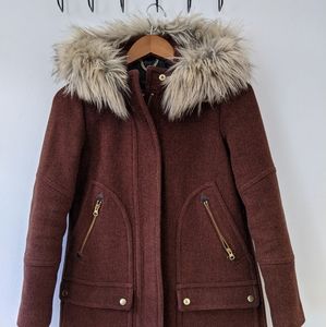 J.Crew Chateau Parka in Italian Stadium Cloth Wool